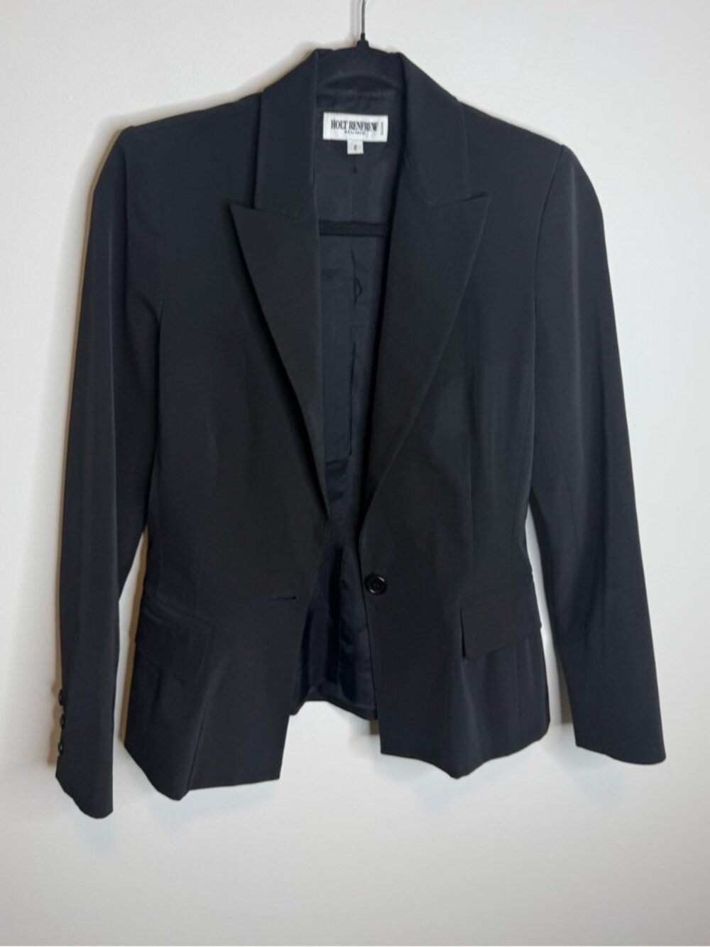 Rock & Republic Women's Black Single-Button Blazer